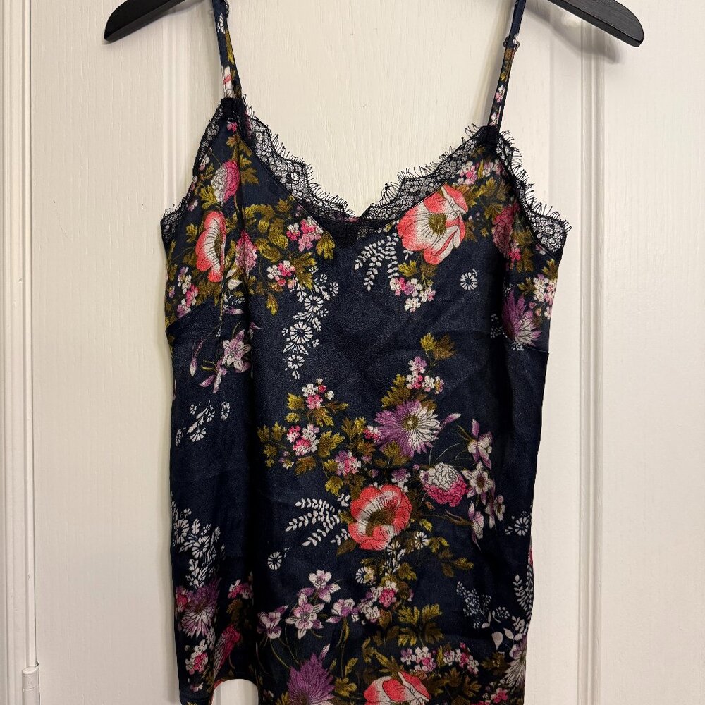 Black Floral Lace Top